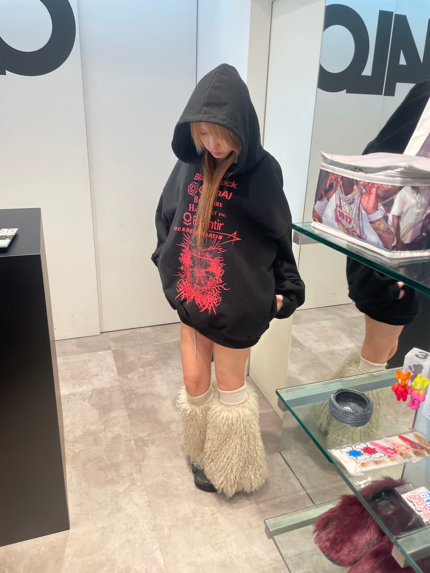 "PSYOP" OVERSIZED HOODIE