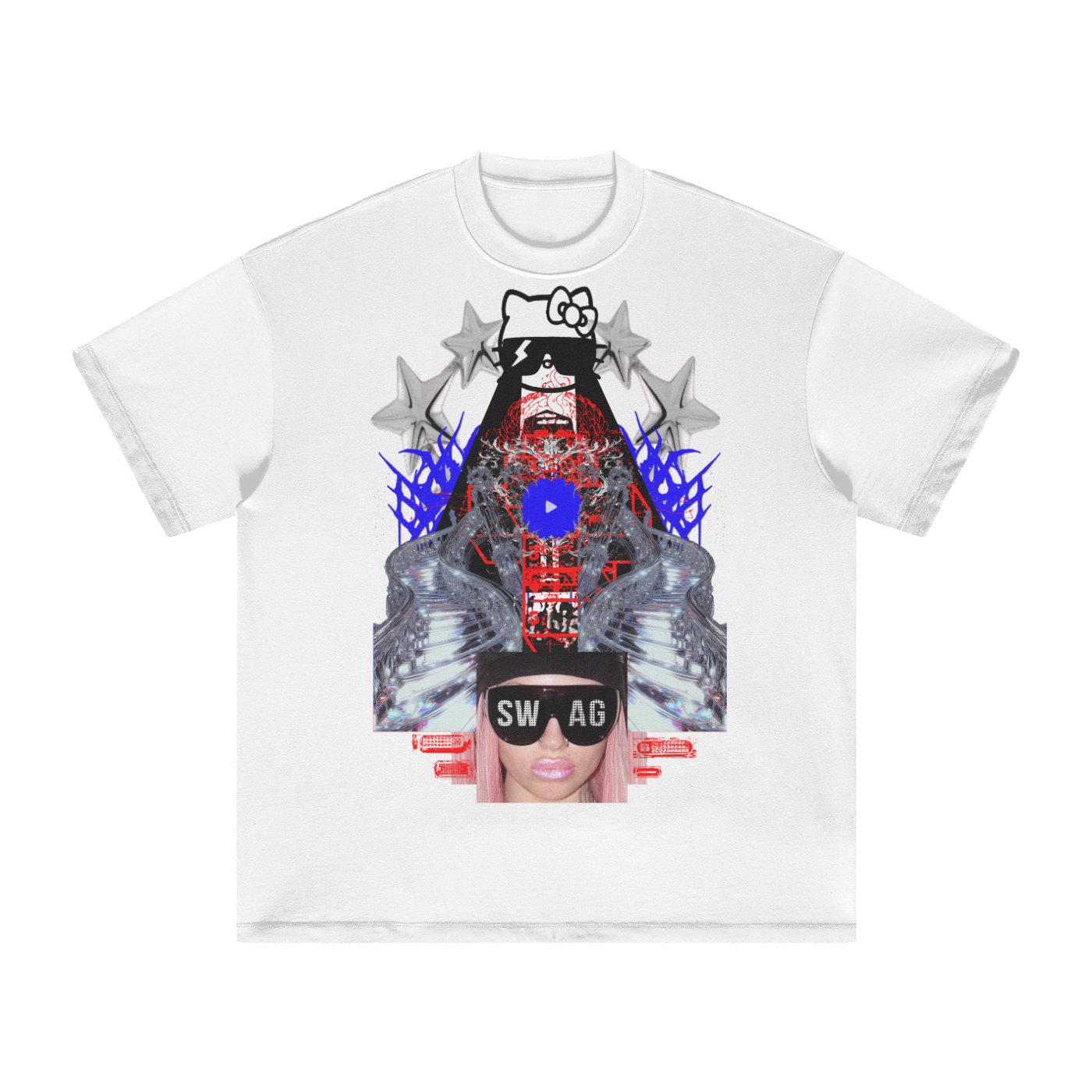 SWAG CAT OVERSIZED TEE