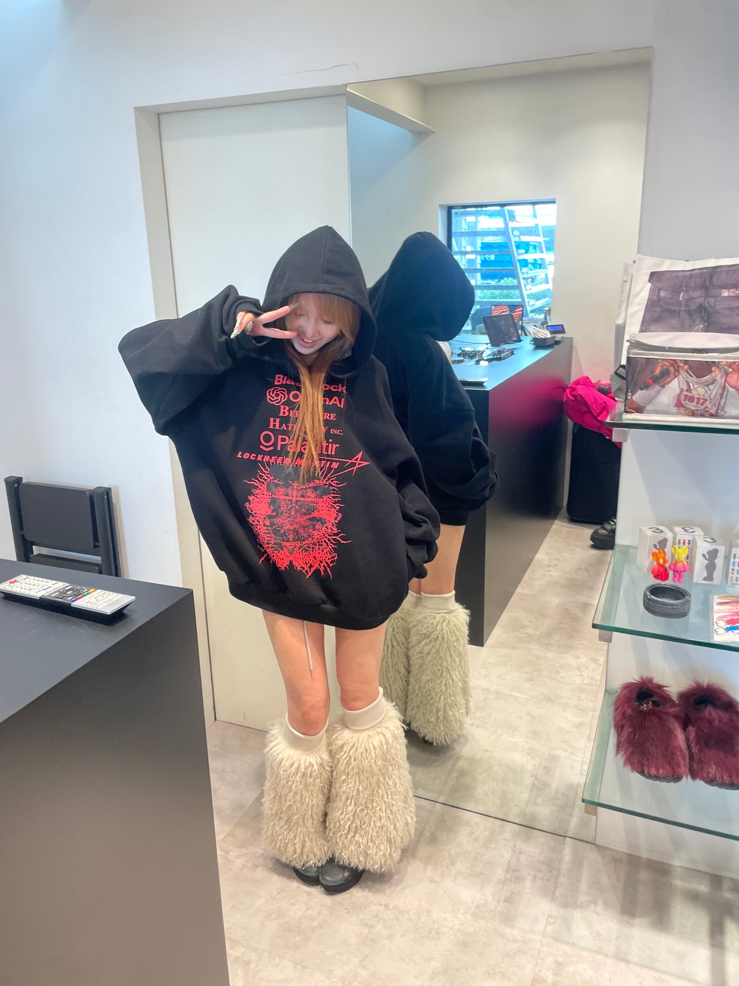 "PSYOP" OVERSIZED HOODIE