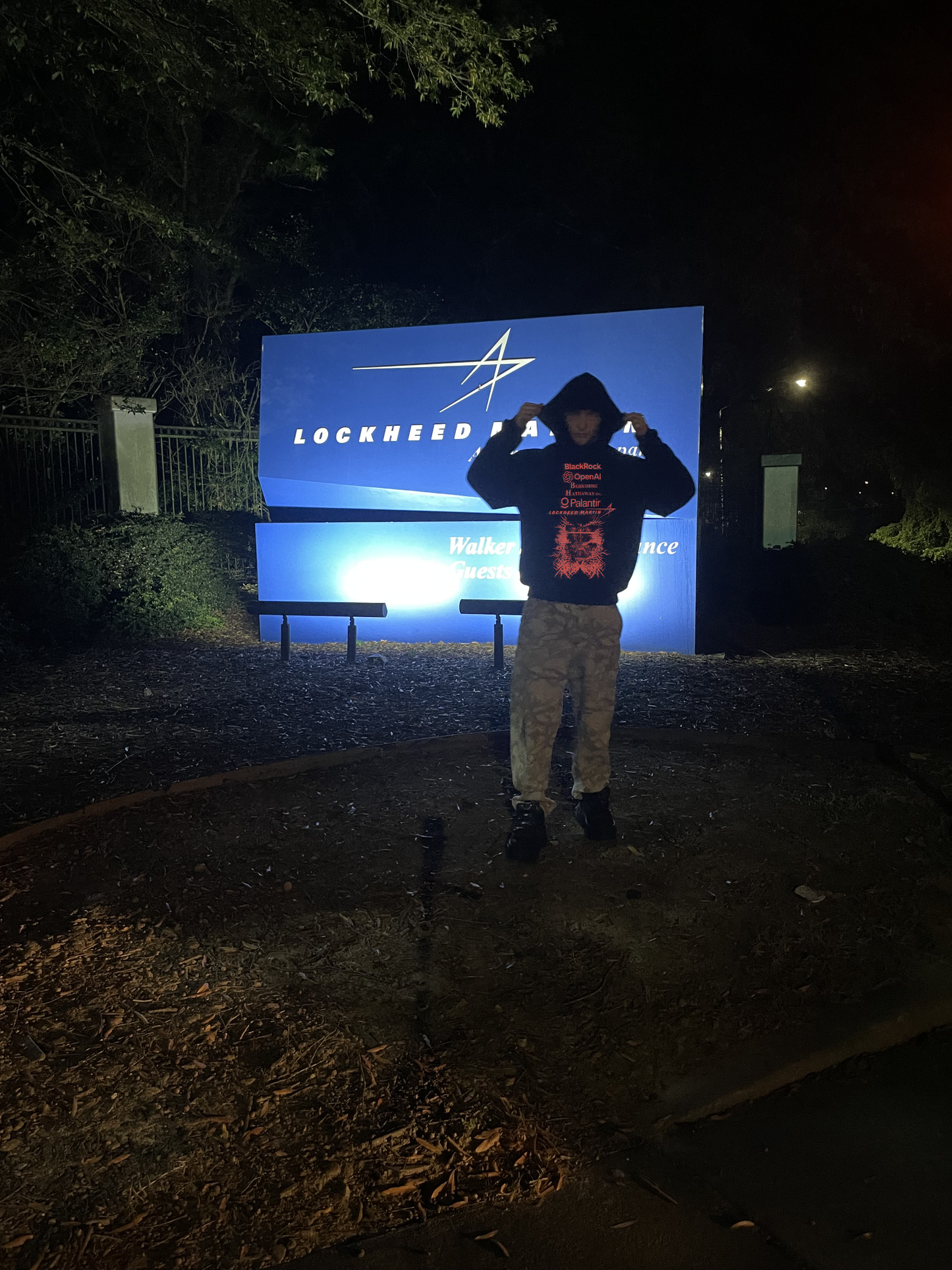 "PSYOP" OVERSIZED HOODIE