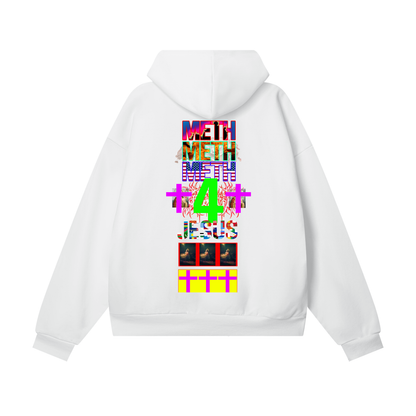 METH 4 JESUS OVERSIZED HEAVYWEIGHT HOODIE