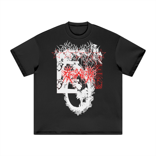 "MAN IN THE MIRROR" OVERSIZED TEE BLACK VARIANT
