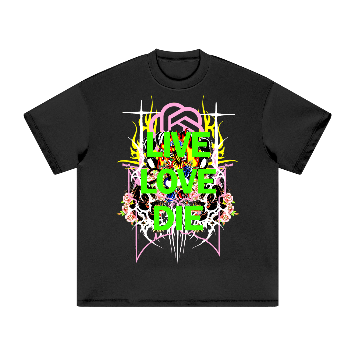 "LIVE LOVE DIE" TEE