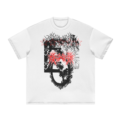 "MAN IN THE MIRROR" OVERSIZED TEE WHITE VARIANT