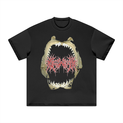 "SHARK TEE-TH" OVERSIZED TEE BLACK VARIANT