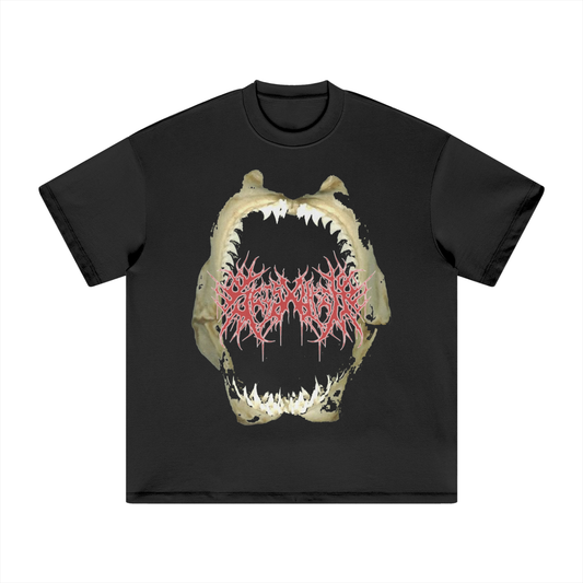 "SHARK TEE-TH" OVERSIZED TEE BLACK VARIANT