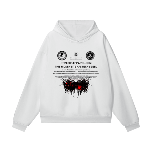 SITE HAS BEEN SEIZED 02 OVERSIZED HEAVYWEIGHT HOODIE