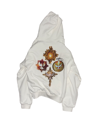 A SUN AND A DOVE HOODIE